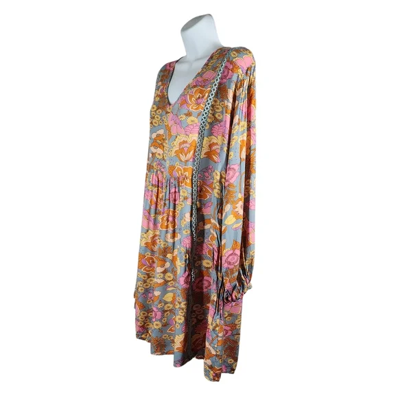 RUSTTYDUSTTY BOHEMIAN FLORAL MINI DRESS - Picture 3 of 11